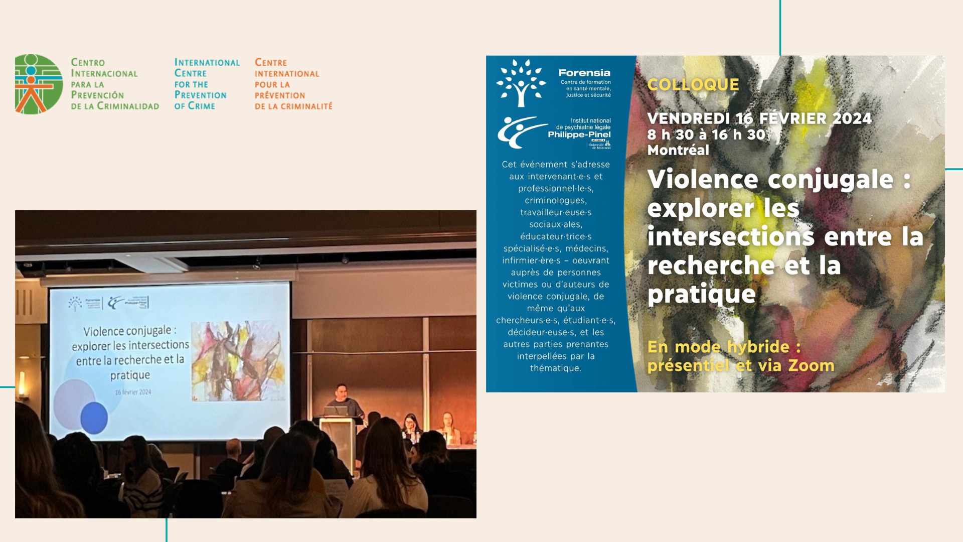 Participación del CIPC en la 2ª conferencia de Forensia sobre la violencia doméstica