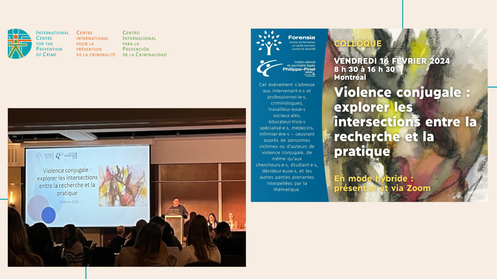 The ICPC took part in the 2nd Forensia conference on domestic violence