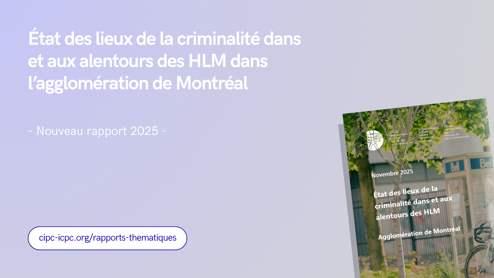 Un rapport pour mieux comprendre la criminalité dans les HLM pour mieux agir localement